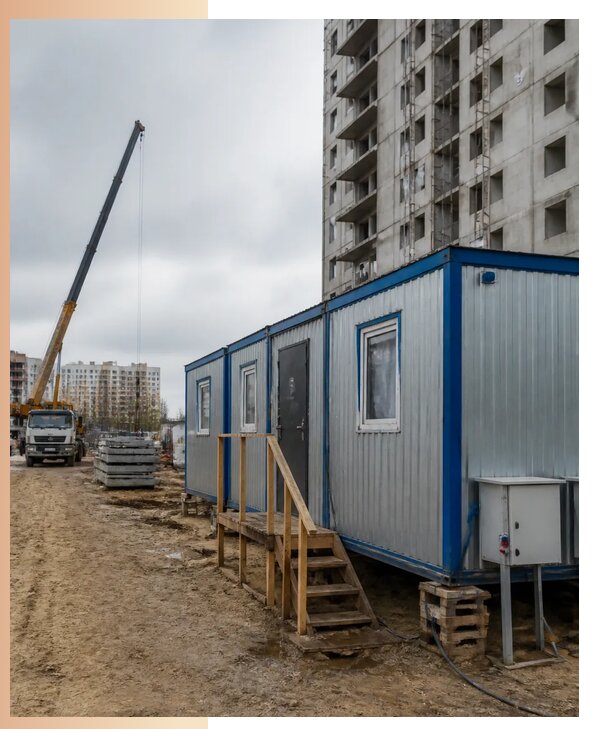 Аренда строительных вагончиков для рабочих в Сегеже